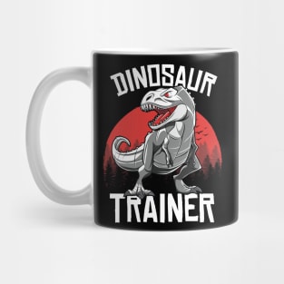 Funny Dinosaur T Rex Trainer Halloween Costume Mug